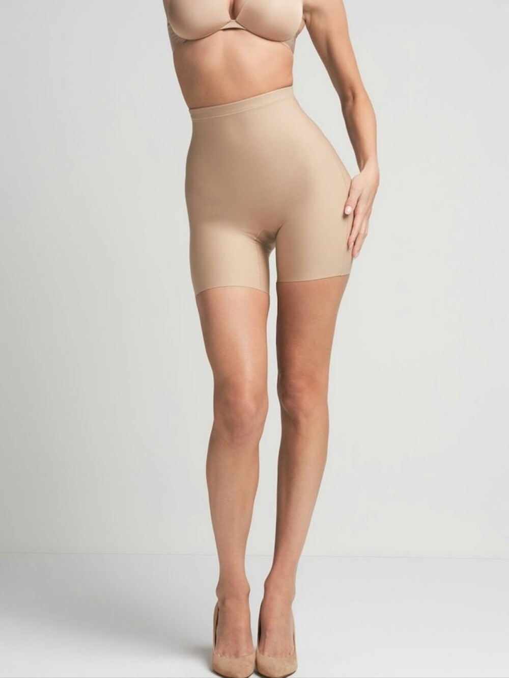 Skims Body Zoned Mid Rise Short BO-SHO-8038W Clay Size XL